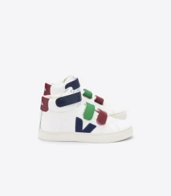 ESPLAR MID LEATHER WHITE MULTICO<VEJA New