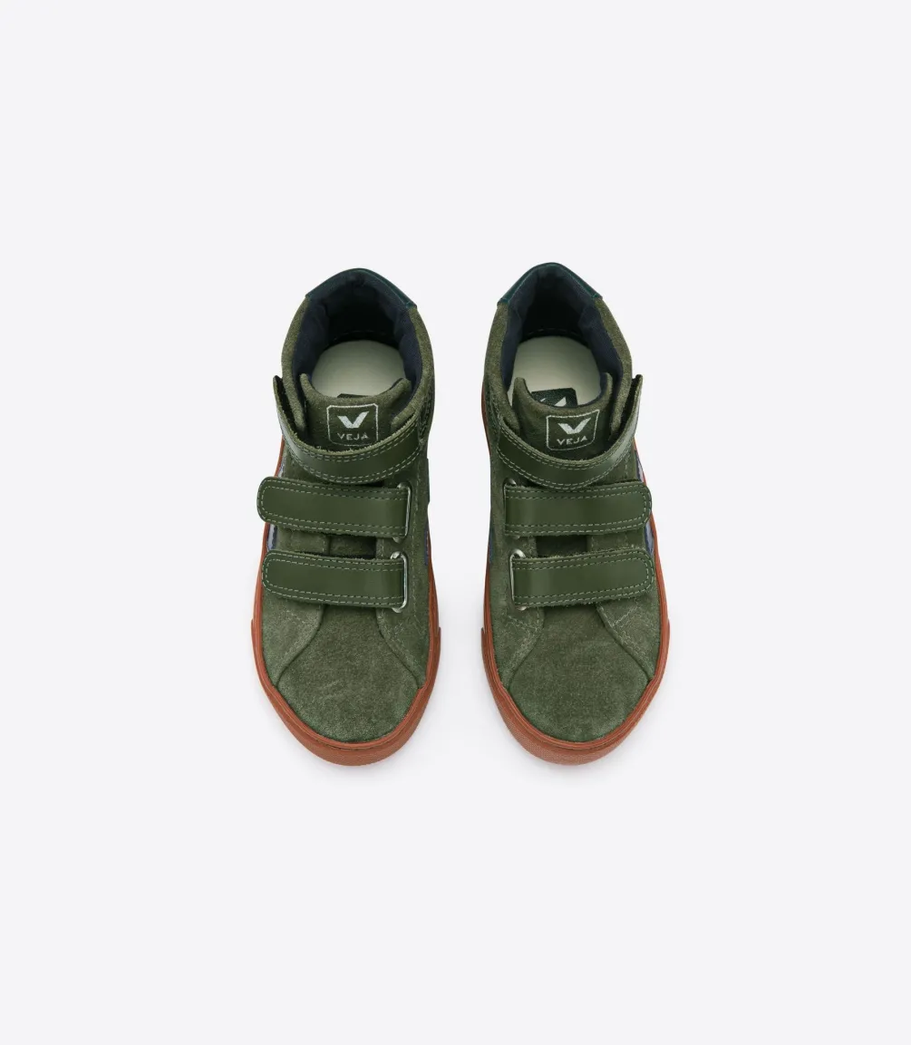 ESPLAR MID SUEDE OLIVE RUST SOLE<VEJA Fashion