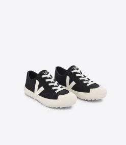 FLIP ELASTIC LACES CANVAS BLACK PIERRE<VEJA Best