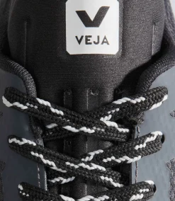 LACES PET BLACK OXFORD GREY<VEJA Shop