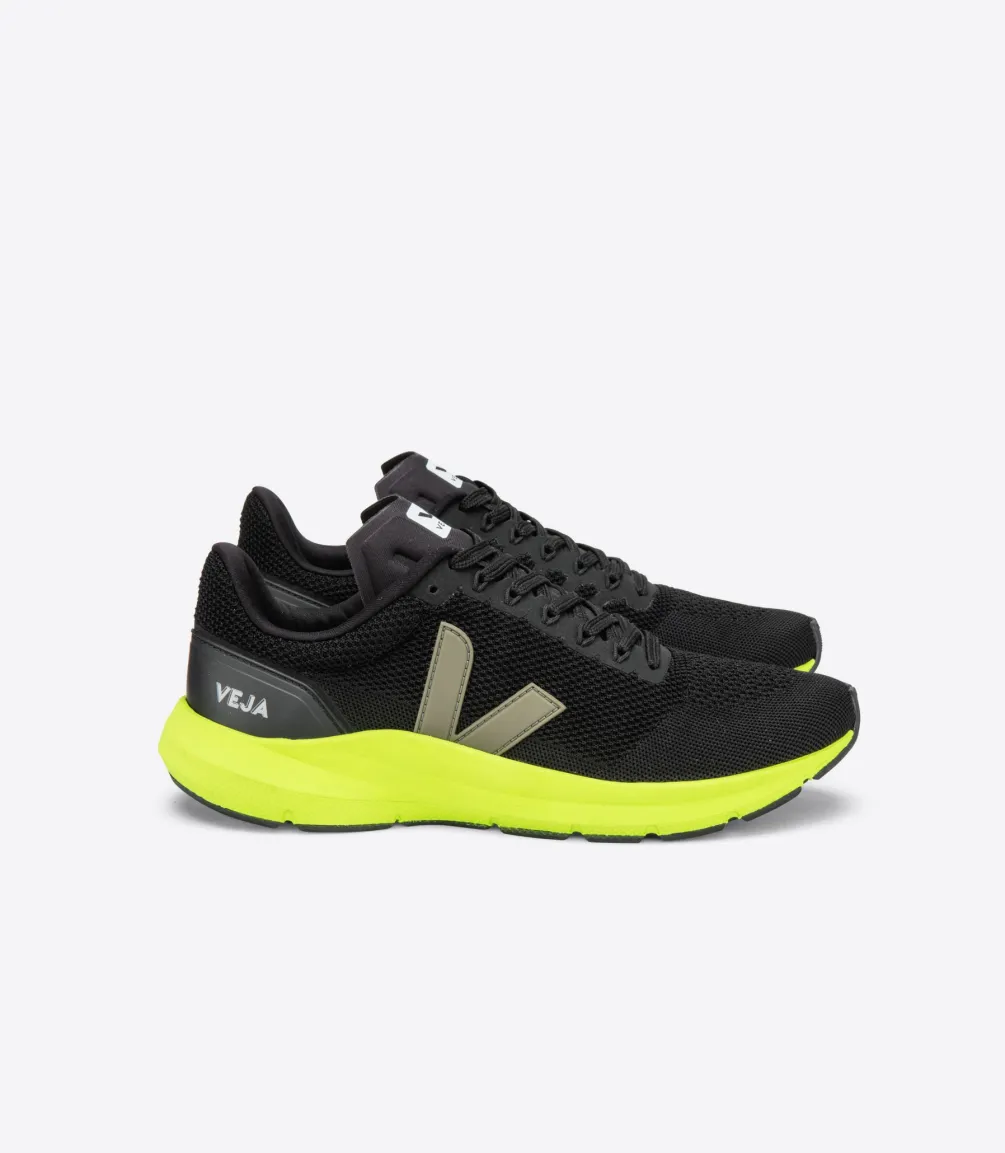 MARLIN LT V-KNIT BLACK KAKI JAUNE FLUO<VEJA Best Sale
