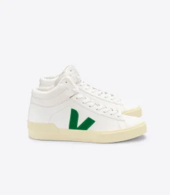 MINOTAUR LEATHER WHITE EMERAUDE BUTTER<VEJA Clearance