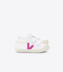 OLLIE CANVAS WHITE LOTUS<VEJA New