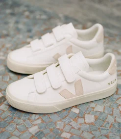 RECIFE LEATHER WHITE SABLE<VEJA Discount