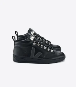 RORAIMA LEATHER BLACK GRAFITE BLACK SOLE<VEJA New