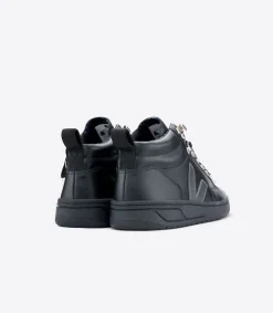 RORAIMA LEATHER BLACK GRAFITE BLACK SOLE<VEJA New