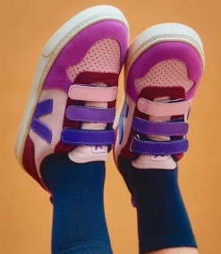 V-10 LEATHER MULTICO PETALE<VEJA Sale