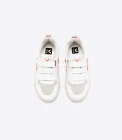 V-10 CWL WHITE ORANGE FLUO<VEJA Sale