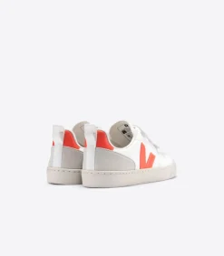 V-10 CWL WHITE ORANGE FLUO<VEJA Sale