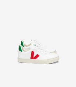 V-10 LACES CWL WHITE PEKIN EMERAUDE<VEJA Hot