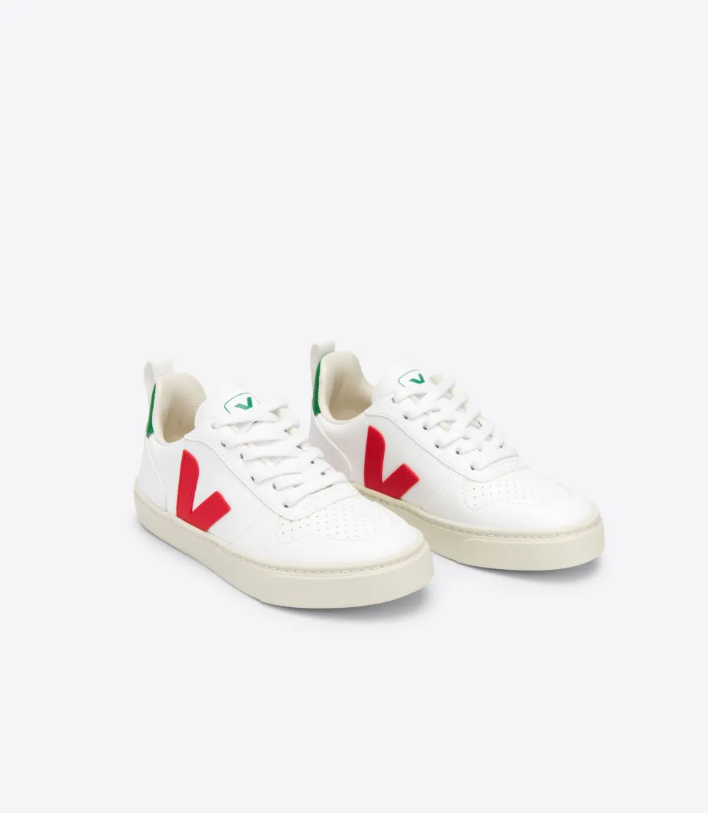 V-10 LACES CWL WHITE PEKIN EMERAUDE<VEJA Hot