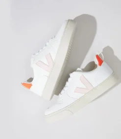 V-10 LACES CWL WHITE PETALE ORANGE FLUO<VEJA Sale