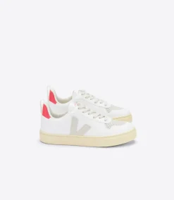 V-10 LACES CWL WHITE PIERRE ROSE FLUO<VEJA Best Sale