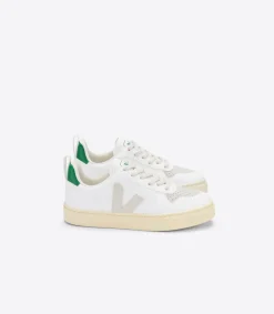 V-10 LACES CWL WHITE PIERRE EMERAUDE<VEJA Flash Sale