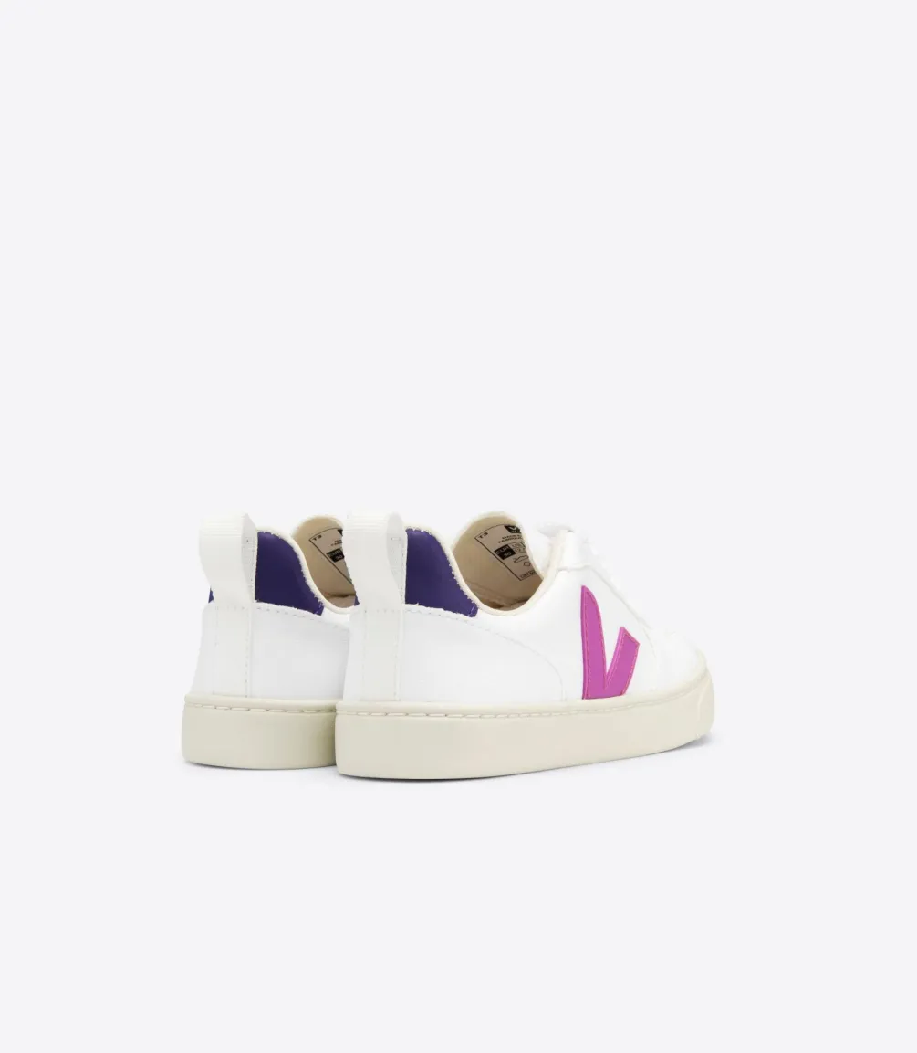 V-10 LACES CWL WHITE ULTRAVIOLET PURPLE<VEJA Shop