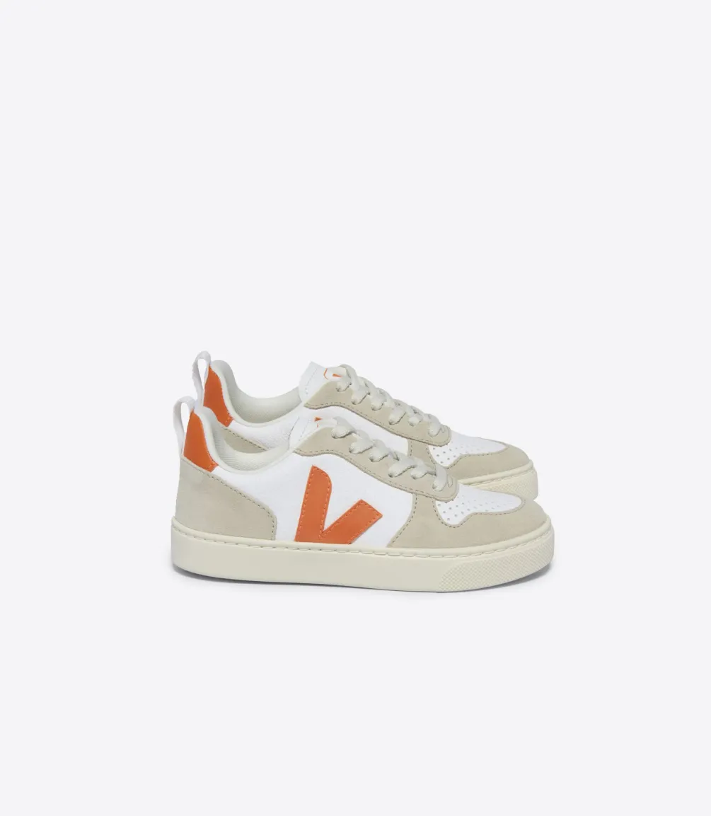V-10 LACES LEATHER WHITE FURY ALMOND<VEJA Best Sale