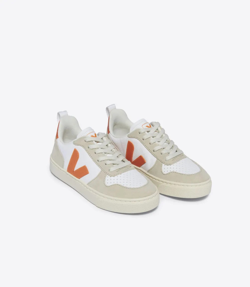 V-10 LACES LEATHER WHITE FURY ALMOND<VEJA Best Sale
