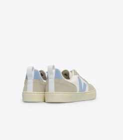 V-10 LACES WHITE STEEL ALMOND<VEJA Flash Sale