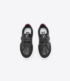 V-12 LEATHER BLACK WHITE PEKIN<VEJA Sale