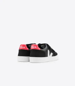 V-12 LEATHER BLACK WHITE PEKIN<VEJA Sale