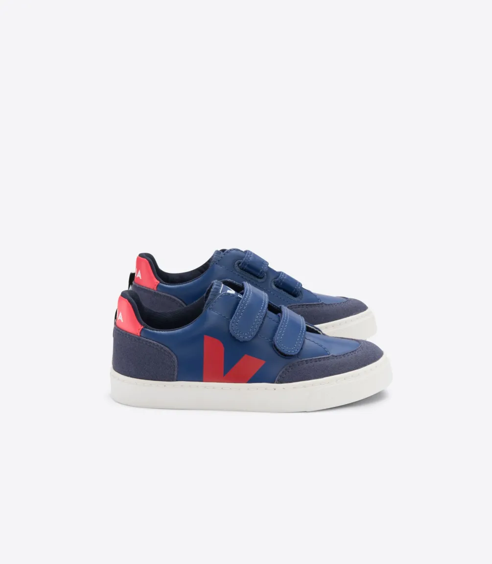 V-12 LEATHER COBALT PEKIN<VEJA New