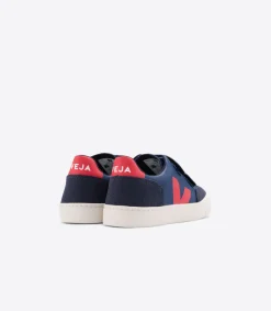 V-12 LEATHER COBALT PEKIN<VEJA Clearance