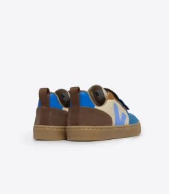 V-10 LEATHER CREMA MULTICO AQUA<VEJA New
