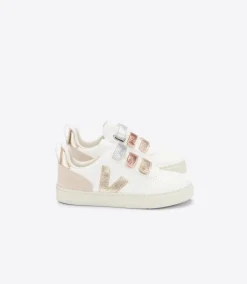 V-10 LEATHER MULTICO WHITE SHINY<VEJA Flash Sale