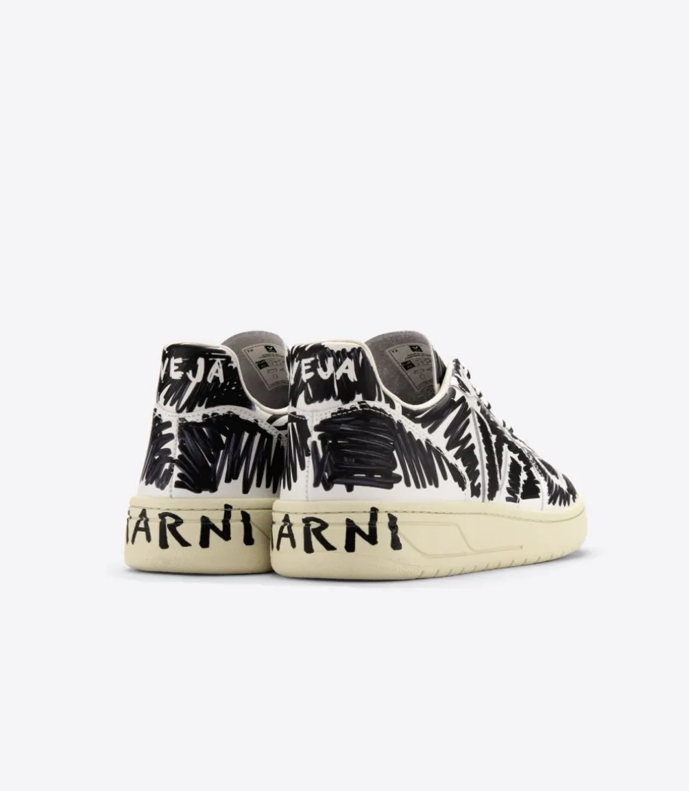 V-10 LEATHER X MARNI FULL BLACK<VEJA Clearance