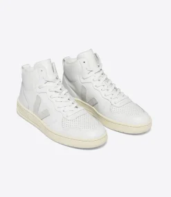 V-15 LEATHER WHITE<VEJA Best