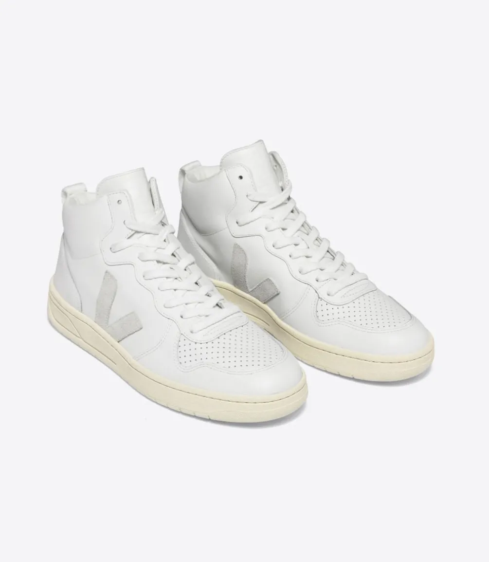 V-15 LEATHER WHITE<VEJA Best
