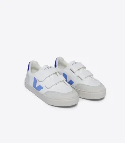 V-12 LEATHER WHITE AQUA PAROS<VEJA Best Sale