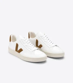 V-12 LEATHER WHITE CAMEL<VEJA Outlet
