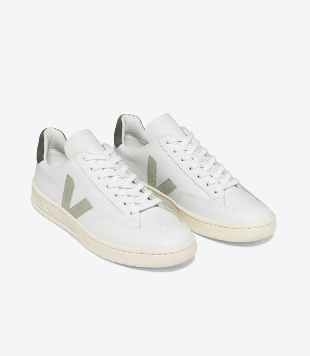 V-12 LEATHER WHITE CLAY MUD<VEJA Hot