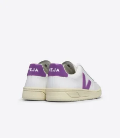 V-12 LEATHER WHITE COSMOS<VEJA New