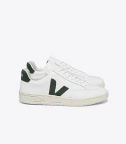 V-12 LEATHER WHITE CYPRUS<VEJA Fashion