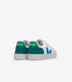 V-12 LEATHER WHITE MULTICO BRITTANY<VEJA Sale