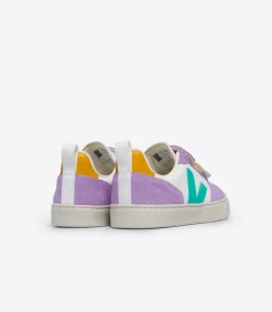 V-10 LEATHER WHITE MULTICO FRESHMINT<VEJA Store