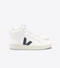 V-15 LEATHER WHITE NAUTICO<VEJA Best Sale