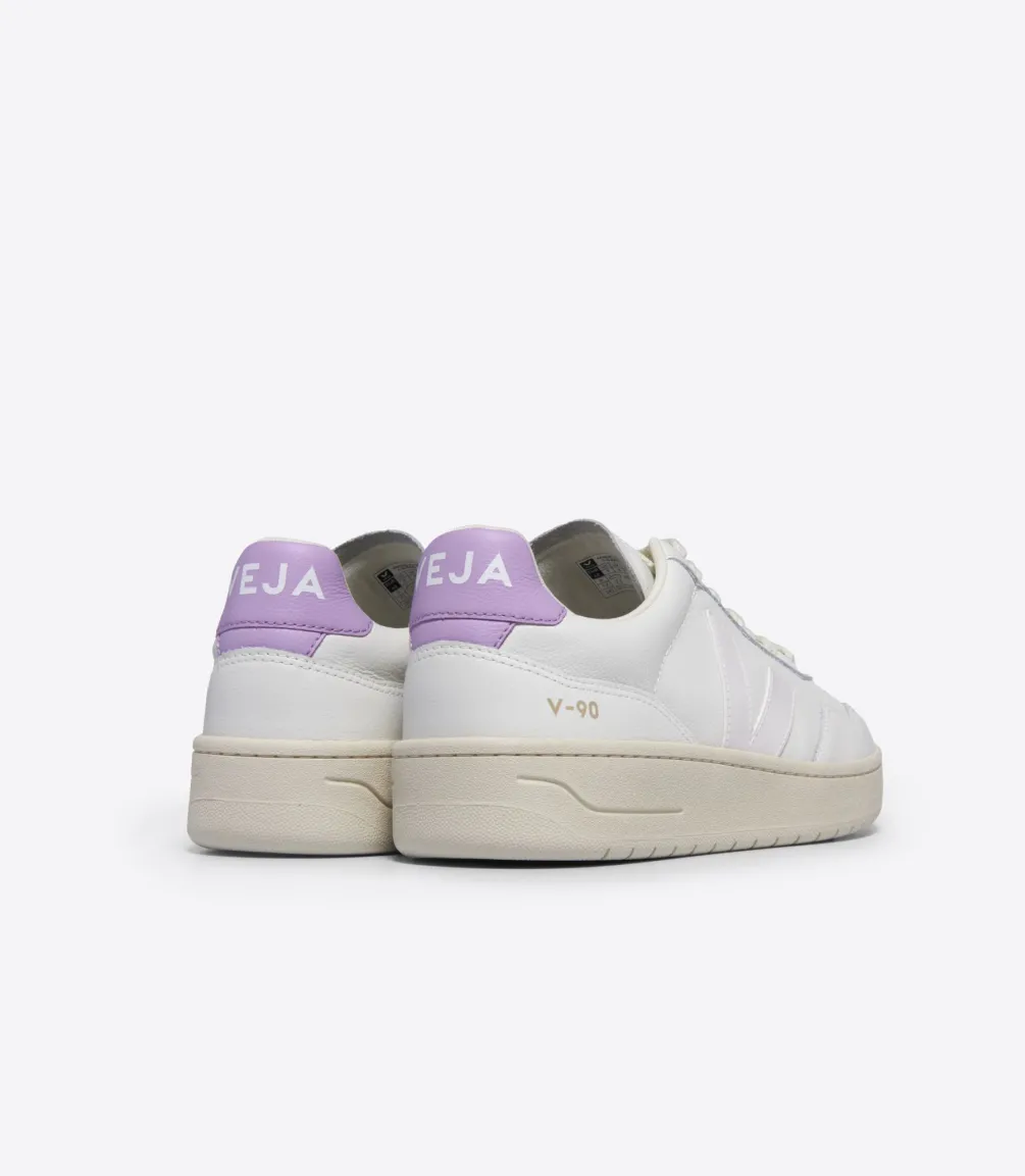 V-90 LEATHER WHITE ORCHID<VEJA Fashion