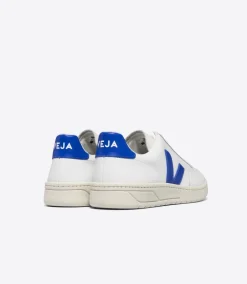 V-12 LEATHER WHITE PAROS<VEJA Cheap