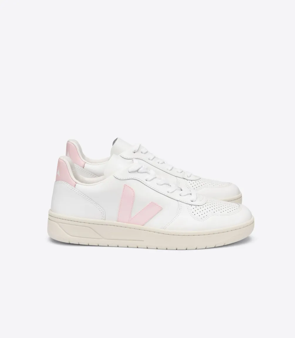 V-10 LEATHER WHITE PETALE<VEJA Flash Sale