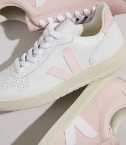 V-10 LEATHER WHITE PETALE<VEJA Flash Sale