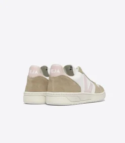 V-10 LEATHER WHITE PETALE SAHARA<VEJA Cheap