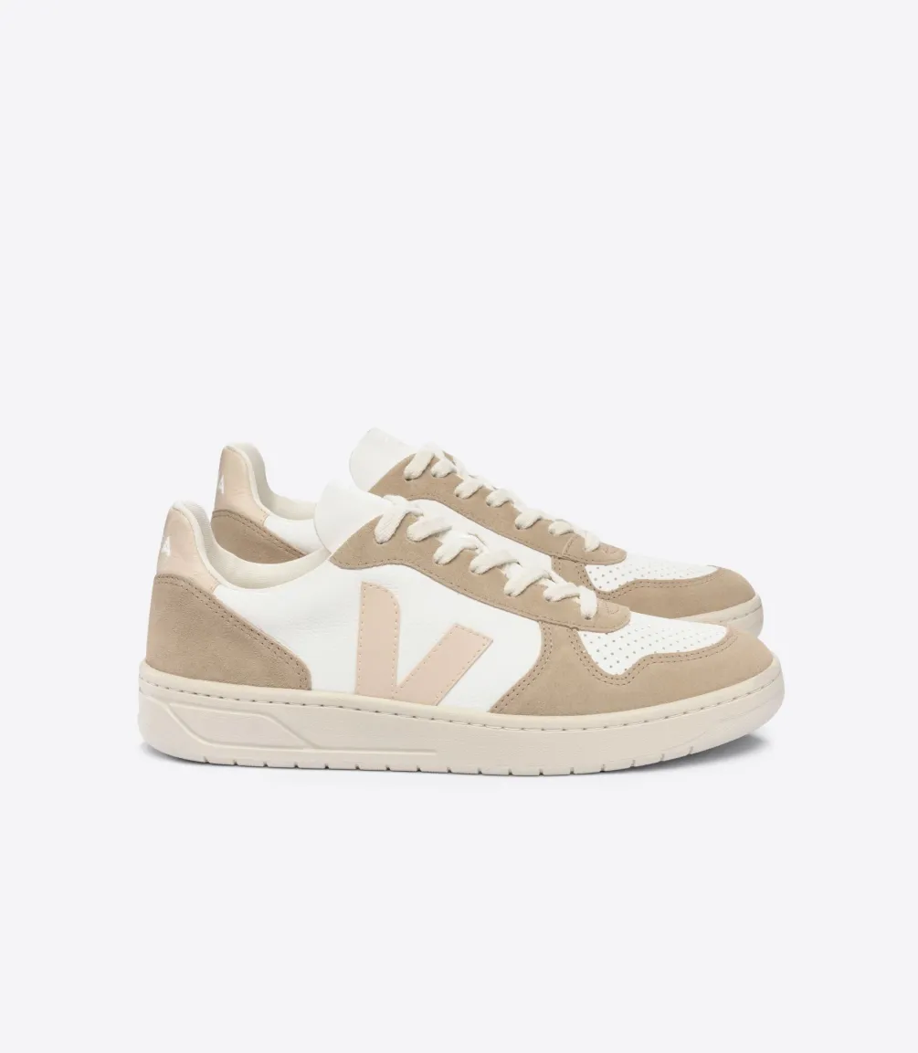 V-10 LEATHER WHITE SABLE SAHARA<VEJA Cheap