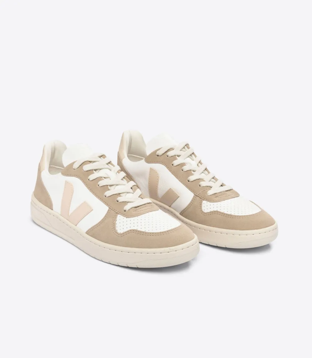 V-10 LEATHER WHITE SABLE SAHARA<VEJA Cheap
