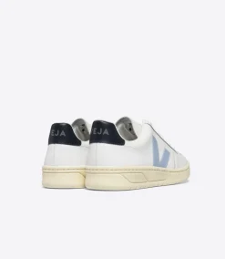 V-12 LEATHER WHITE STEEL NAUTICO<VEJA Hot