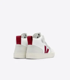 V-10 MID B-MESH WHITE MARSALA<VEJA Discount