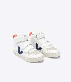 V-10 MID CWL WHITE COBALT ORANGE FLUO<VEJA Cheap