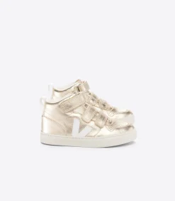 V-10 MID LEATHER PLATINE WHITE<VEJA New